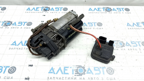 Audi Q7 16-23 air suspension compressor missing bracket, control unit mounts broken
