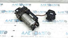 Audi Q7 16-23 air suspension compressor missing bracket, control unit mounts broken
