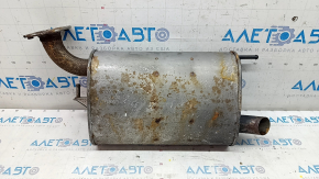 Lexus ES300h 13-18 rear muffler with barrel, rusty