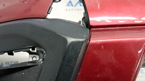 Subaru Forester 17-18 SJ front bumper, bare, red, scratches, pressed, non-factory holes