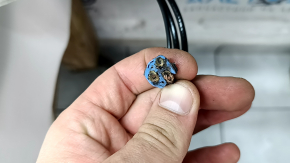 Subaru Forester 17-18 SJ headliner for sunroof and camera, gray, needs cleaning, wiring trimmed