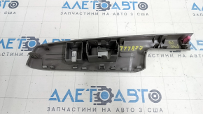 Front right door window control trim for Toyota Prius V 12-17, gray, scratches