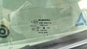 Subaru Forester 14-18 SJ rear left window, tinted, black matte molding