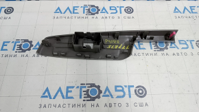 Rear right window lift control trim for Toyota Prius V 12-17, gray, scratches