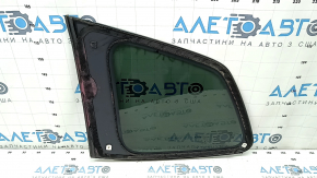 Subaru Forester 14-18 SJ rear right window, tinted, black matte molding, torn seal, peeled seal, bump