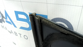 Subaru Forester 14-18 SJ rear right window, tinted, black matte molding, torn seal, peeled seal, bump