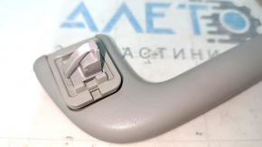 Front left ceiling handle for Toyota Prius V 12-17, gray, scratched