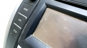 Display radio disc player Toyota Camry v55 15-17 usa scratches, worn buttons, broken mount
