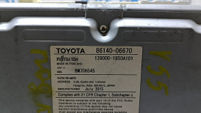 Toyota Camry V55 15-17 USA radio display, scratches, broken mount