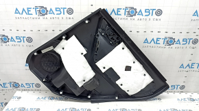 Door trim card rear left Subaru Forester 17-18 SJ black with gray insert cloth, armrest leather gray