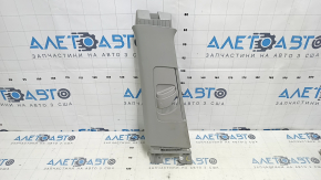 Left center pillar trim, upper belt, Toyota Prius V 12-17, gray, scratches