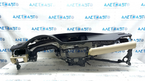 Lexus ES300h ES350 13-18 black dashboard with beige trim, rusty squib, needs cleaning.