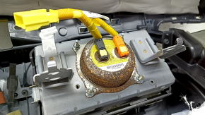 Lexus ES300h ES350 13-18 black dashboard with beige trim, rusty squib, needs cleaning.