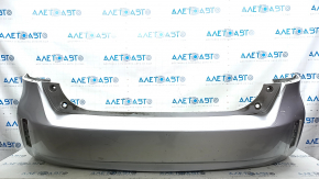 Rear bumper bare Toyota Prius V 12-17, without lip, silver