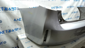 Rear bumper bare Toyota Prius V 12-17, without lip, silver
