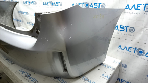Rear bumper bare Toyota Prius V 12-17, without lip, silver