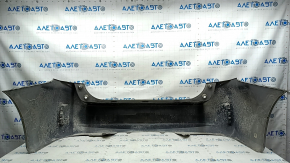 Rear bumper bare Toyota Prius V 12-17, without lip, silver
