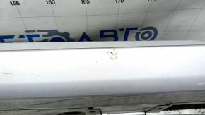 Left side sill for Toyota Prius V 12-17, silver, scratches