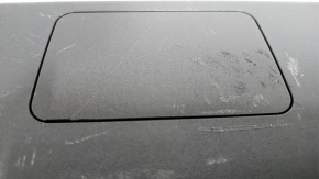 Lower trim of the trunk door Toyota Prius V 12-14 dark gray, scratches, worn