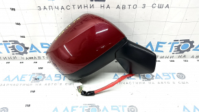 Right side mirror assembly for Subaru Forester 17-18 SJ, 11 pins, heated, BSM, red