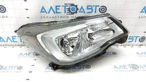 Subaru Forester 17-18 SJ halogen front right headlight, scratches, peeling varnish