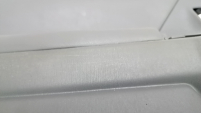 Door trim, front left, Toyota Prius V 12-14, dark gray, dark gray leather insert, for JBL speakers, with handle, scratches, worn