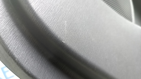 Door trim, rear right card, Toyota Prius V 12-14, dark gray, dark gray leather insert, under JBL, with handle, scratches, dented, scratch on the handle, crack in the fastener