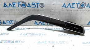 Right dashboard trim for Toyota Camry v70 18-24 with air duct deflector, wood grain