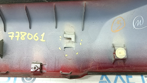 Subaru Forester 14-18 SJ trunk door molding with emblem, broken fasteners