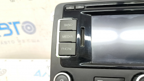 Radio display tape recorder VW Passat b7 12-15 USA 6 buttons, RNS 315, scratches