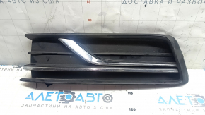 Front bumper grille, left side, VW Passat b8 16-19 USA, without fog lights, sand