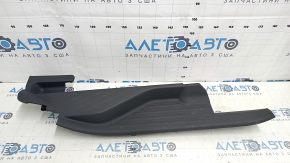 Rear right inner door sill trim for Toyota Prius V 12-14, dark gray, scratches