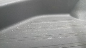 Rear right inner door sill trim for Toyota Prius V 12-14, dark gray, scratches