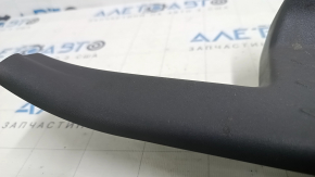 Rear left inner door sill trim for Toyota Prius V 12-14, dark gray, scratches, dents