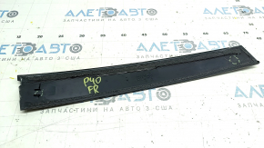 The front right side door trim for a Toyota Prius V 12-17 has broken fasteners.