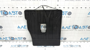 Left trunk mat on the back of the seat for Subaru Forester 14-18 SJ, black rubber