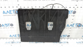 Right trunk mat on the back of the seat for a Subaru Forester 14-18 SJ, black rubber
