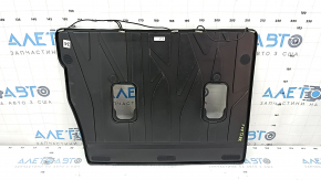 Right trunk mat on the back of the seat for a Subaru Forester 14-18 SJ, black rubber