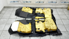 Subaru Forester 17-18 SJ black floor covering, needs cleaning, foam is torn, peeling off