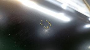 The rear left door of a Hyundai Sonata 15-19 is bare, with a small dent.