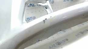 Bare front bumper for Toyota Prius V 12-14 pre-restored, with parking sensors and a washer, silver, scratches