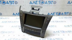 Monitor, display, navigation Lexus LS460 07-12 part of frame missing