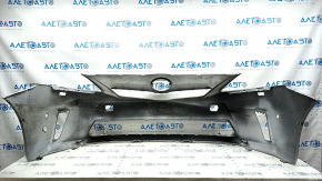 Bare front bumper for Toyota Prius V 12-14 pre-restored, with parking sensors and a washer, silver, scratches