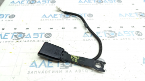 Toyota Prius V 12-17 passenger seat belt latch, black