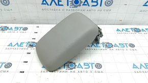 Subaru Forester 14-18 SJ armrest, gray leather, dents, scuffs