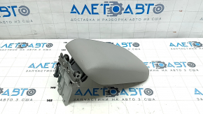Subaru Forester 14-18 SJ armrest, gray leather, dents, scuffs