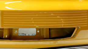 The tailgate is bare, 2021-2025 Ford Bronco Sport orange SB, dents