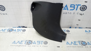 Lower right front pillar trim for Toyota Prius V 12-14, dark gray, needs cleaning, minor scratches