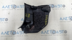 Lower right front pillar trim for Toyota Prius V 12-14, dark gray, needs cleaning, minor scratches