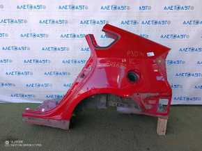 Quarter wing rear left Toyota Prius 30 10-15 on the body, red, pokes